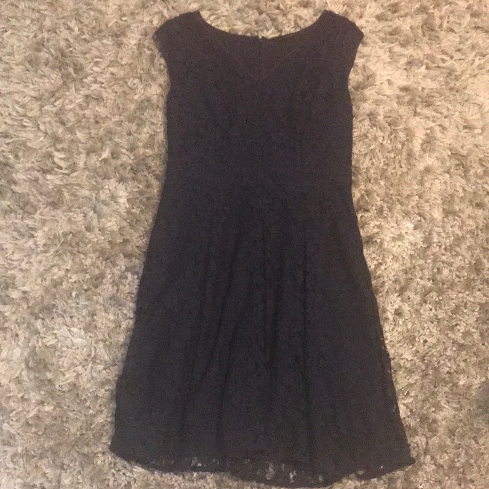Navy lace dress